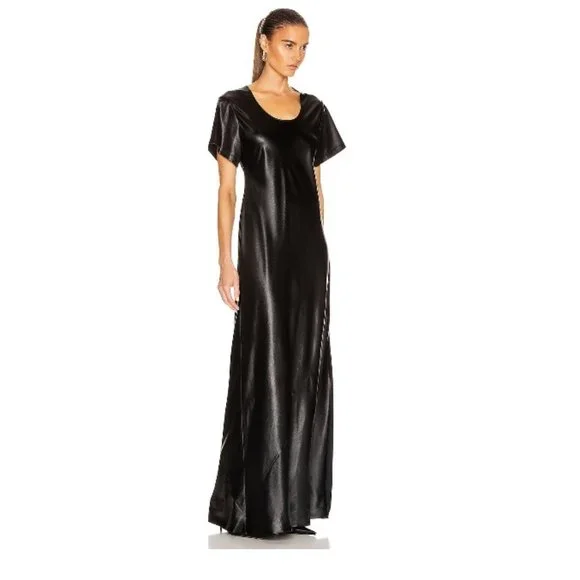 knee length dresses for ladies ALEXANDER WANG BONDED SEAM HALTERNECK MAXI DRESS  Frugal Fox Boutique